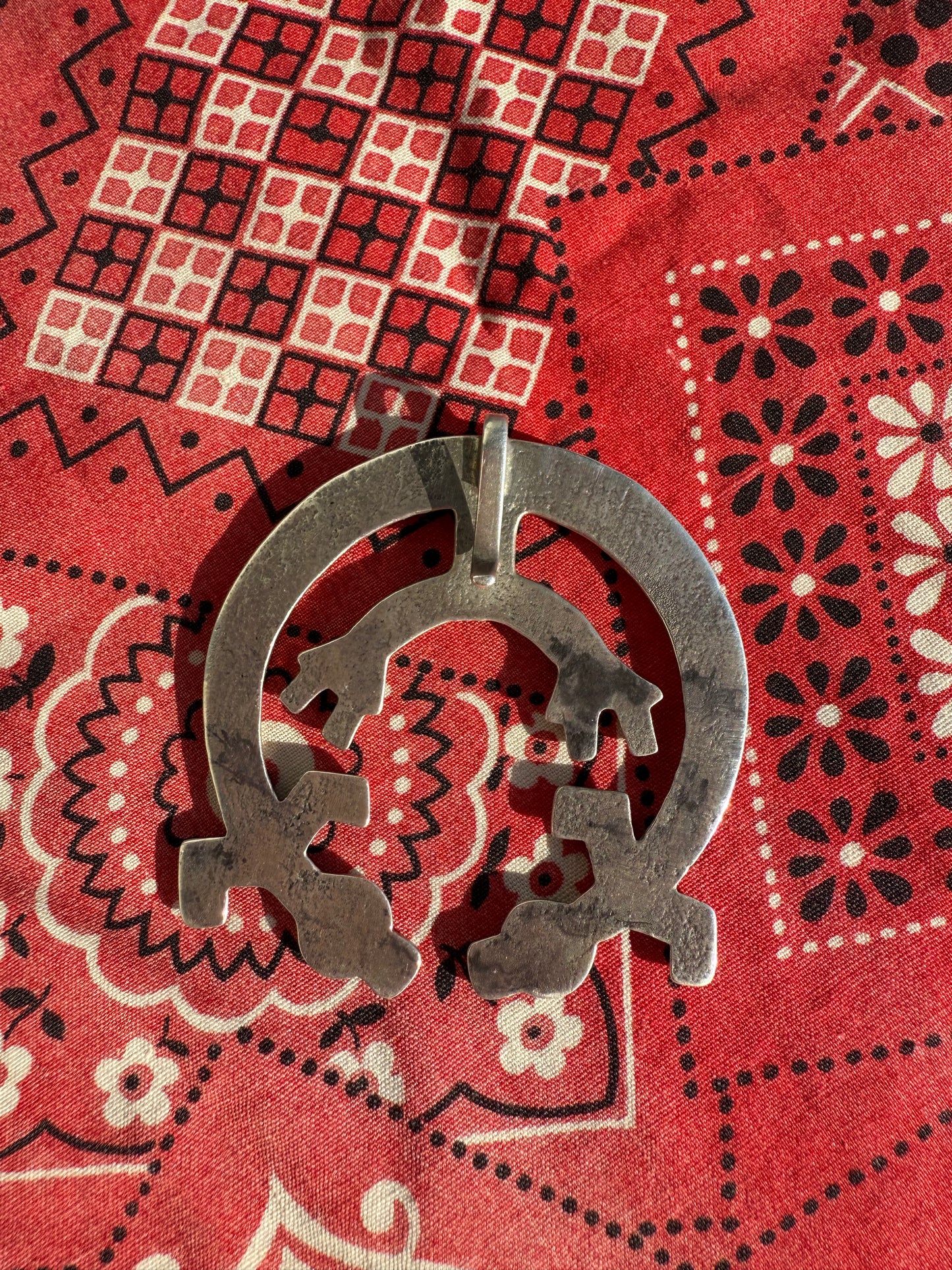 vintage sterling Naja pendent (MA)