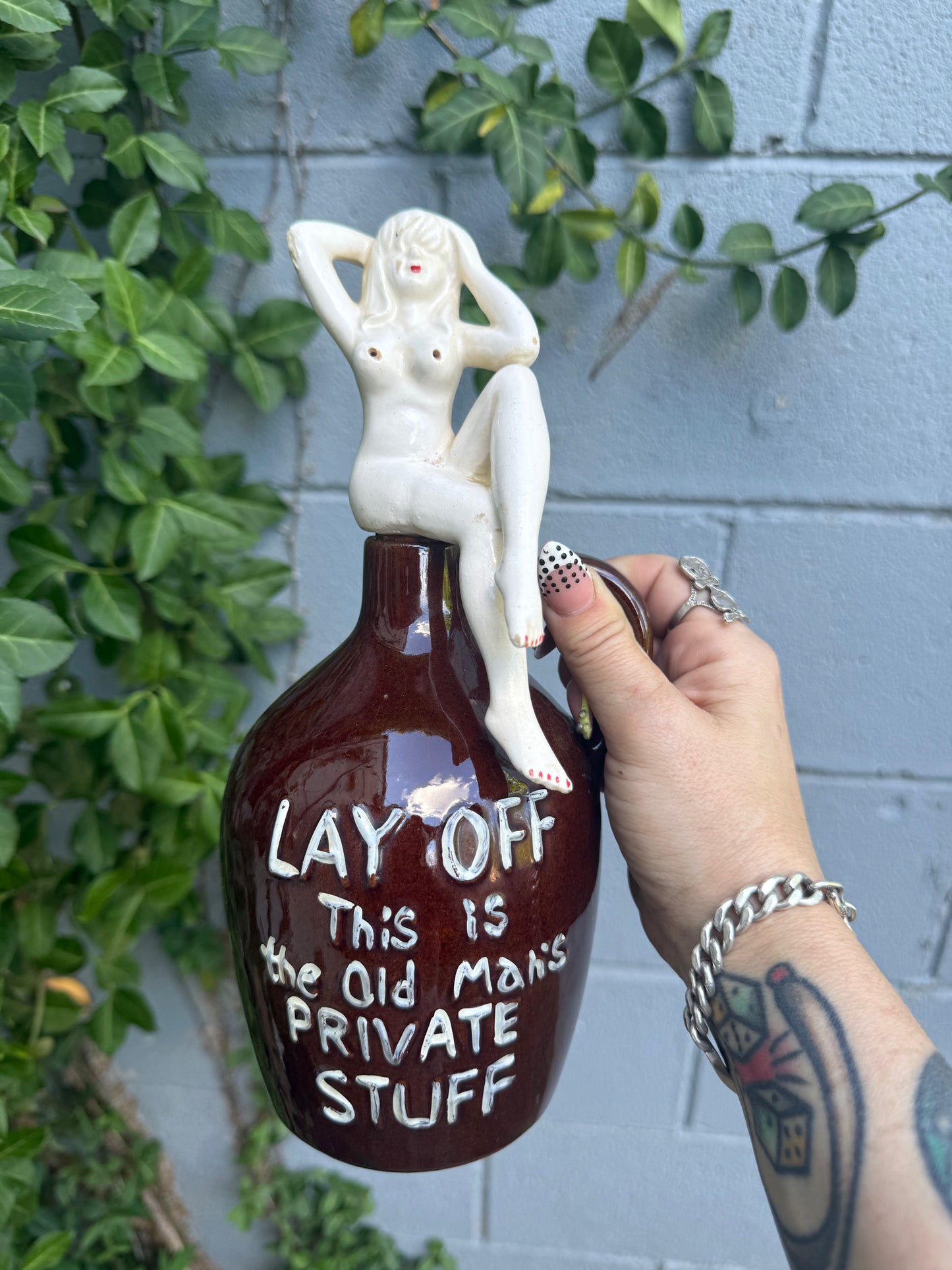 Vintage Pinup Jug Decanter