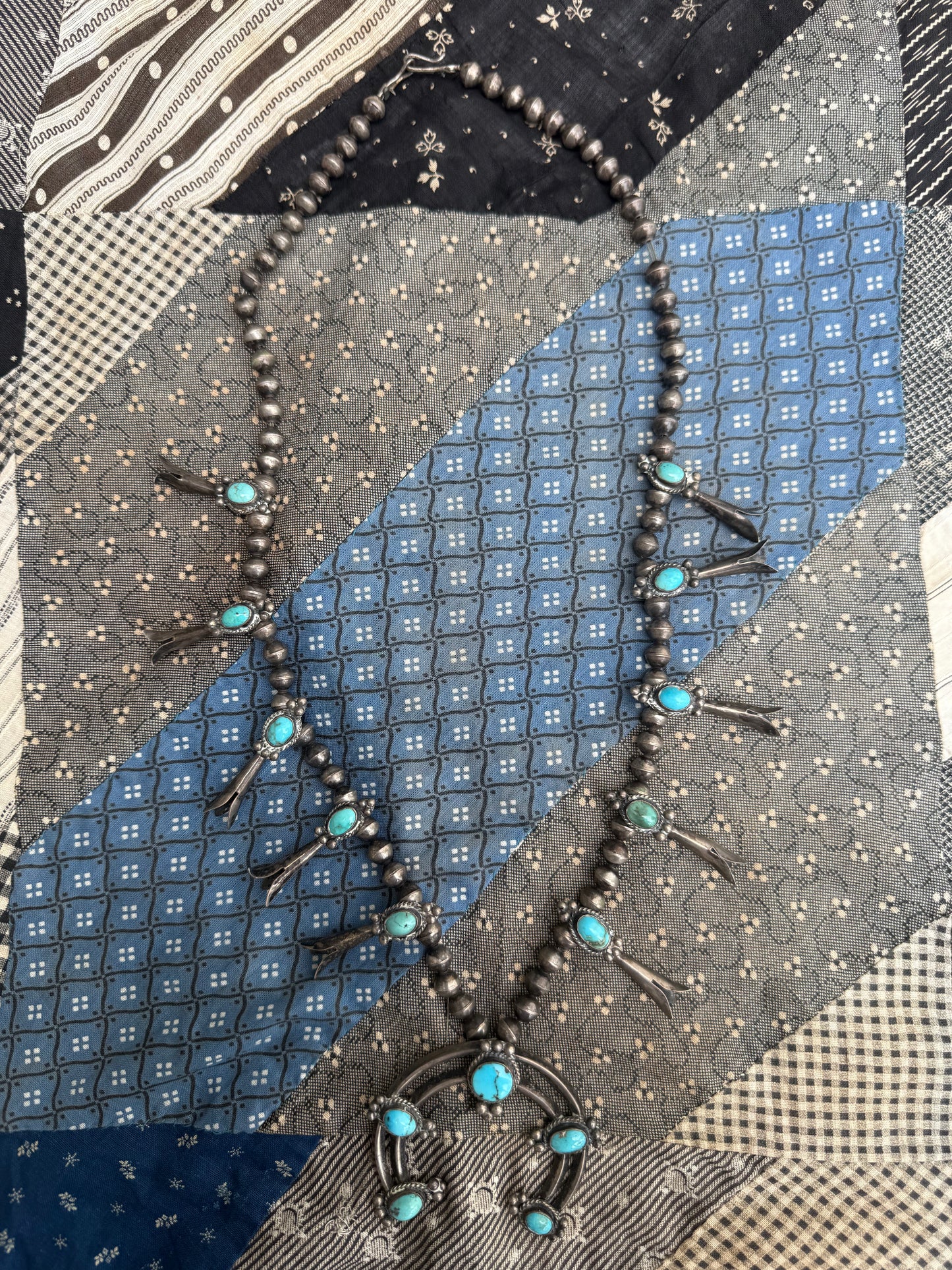 Vintage Squash Blossom Necklace (NL)