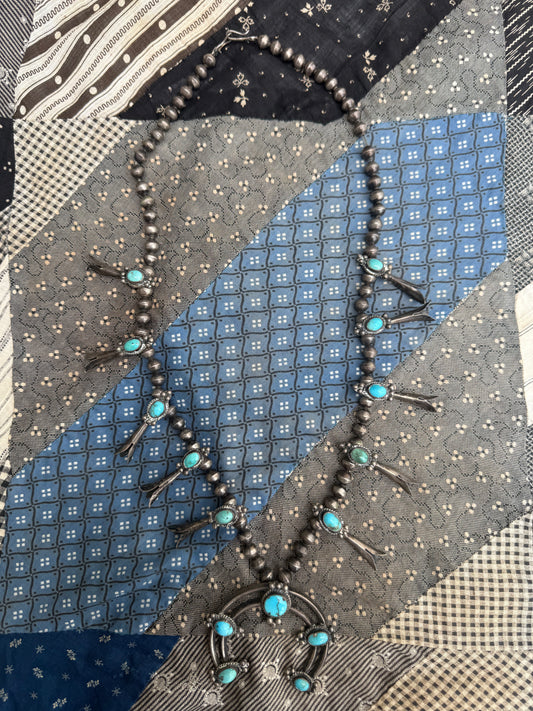 Vintage Squash Blossom Necklace (NL)