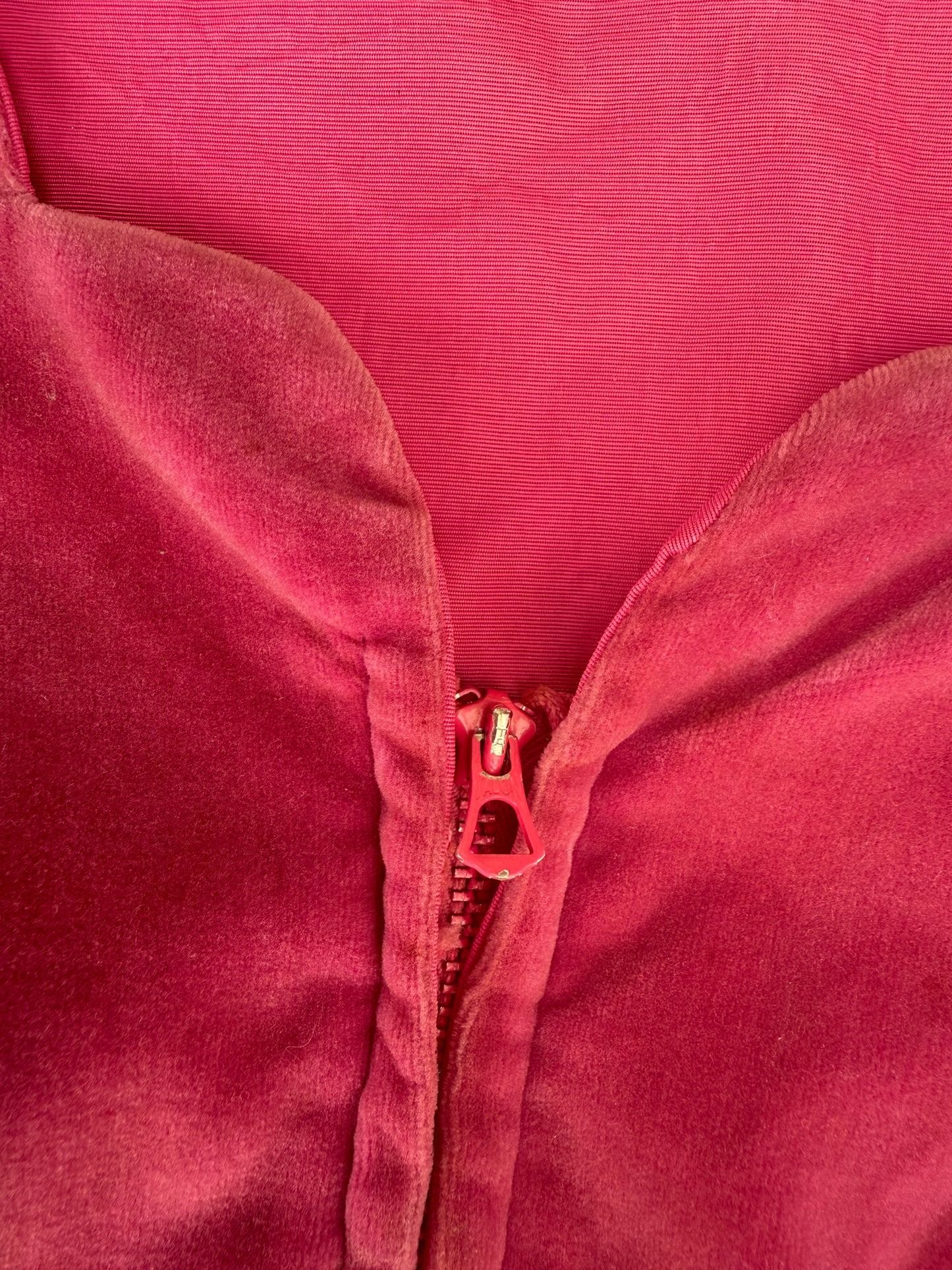 1930s Pink Velvet Zip Top (PS)