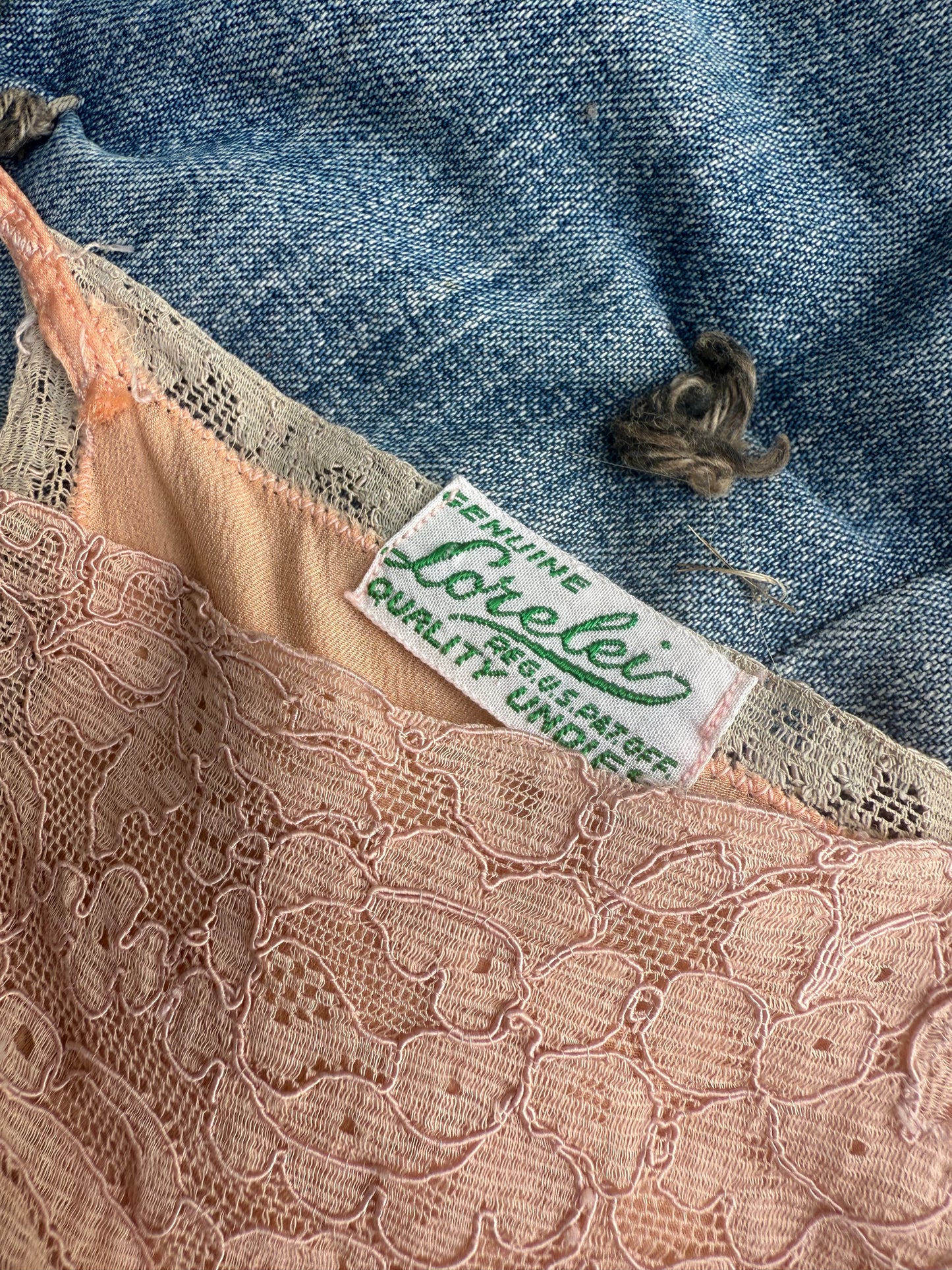 1930s Peach Silk Slip (PS)