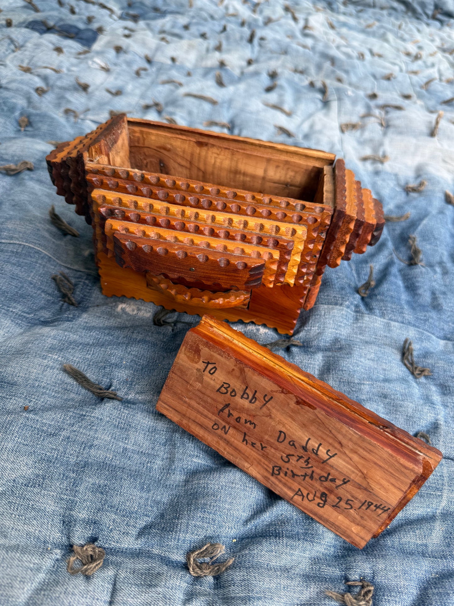 1940s Tramp Art Box (PS)