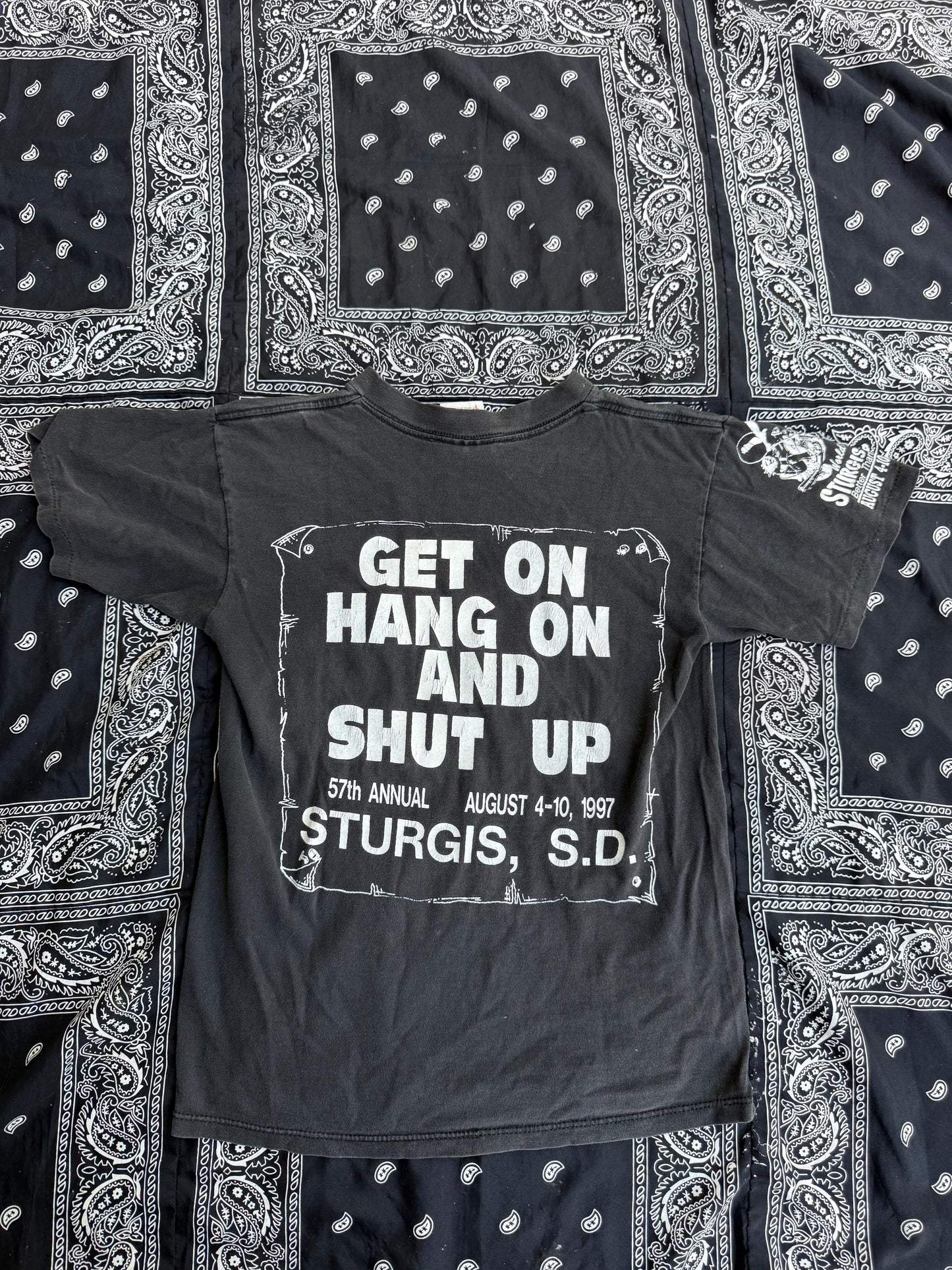 1997 Sturgis Double Sided Tee