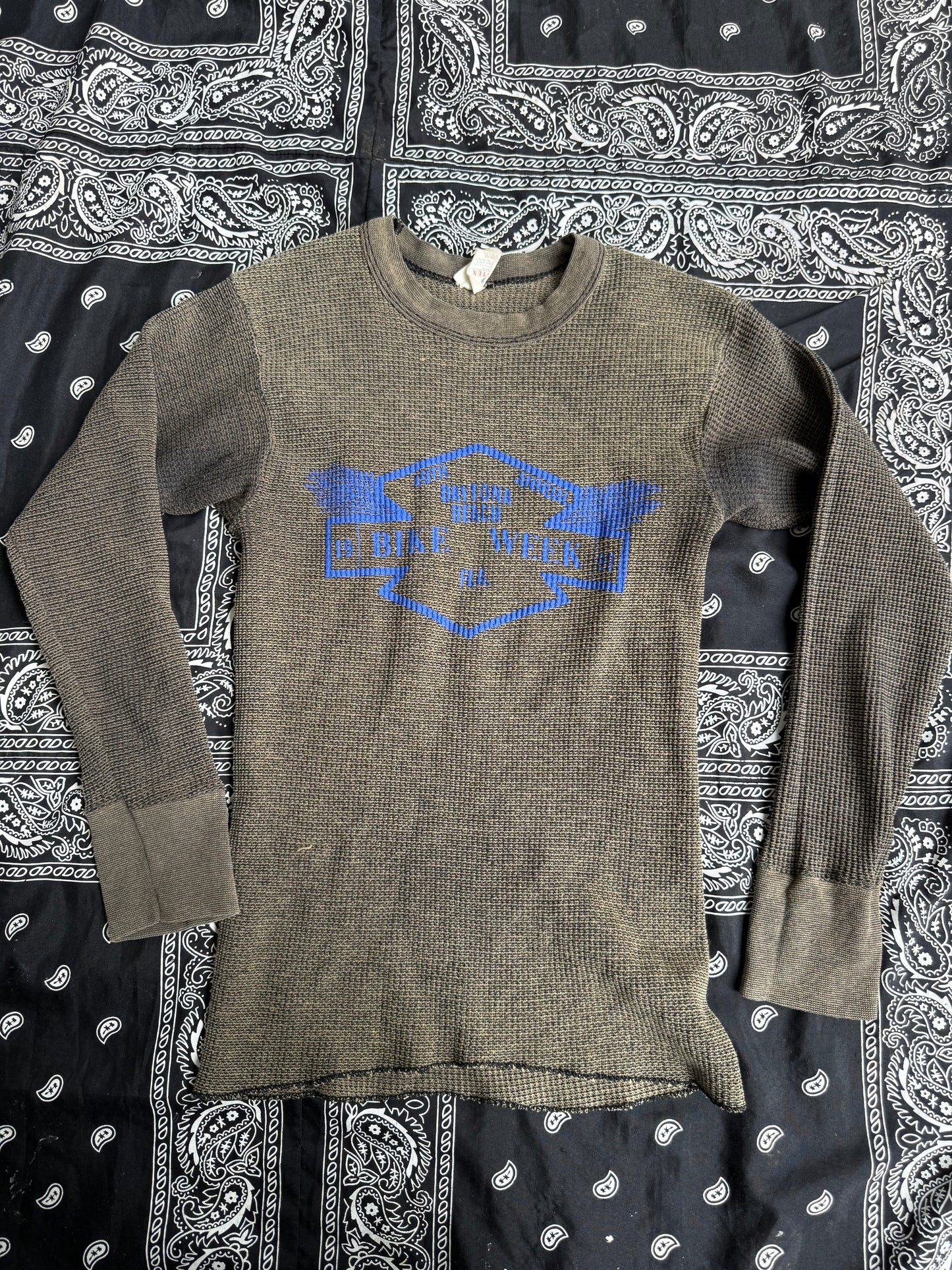 1990s Black Bike Week Thermal