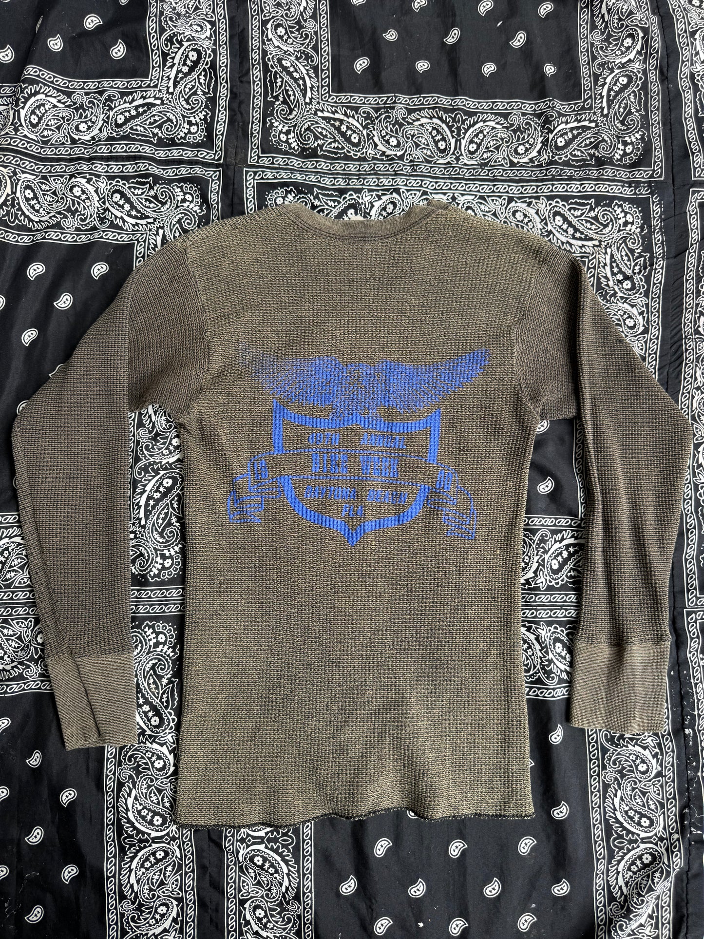 1990s Black Bike Week Thermal
