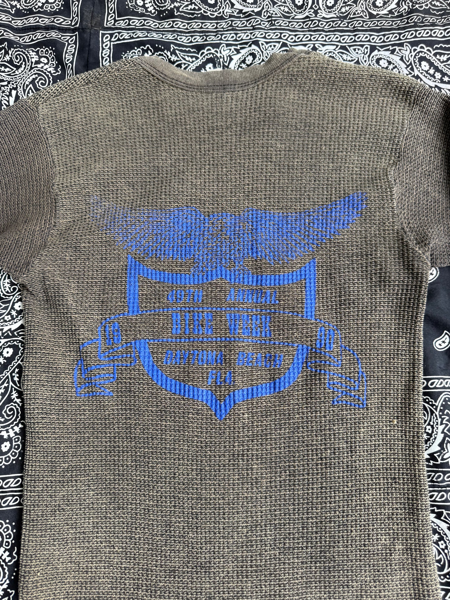 1990s Black Bike Week Thermal