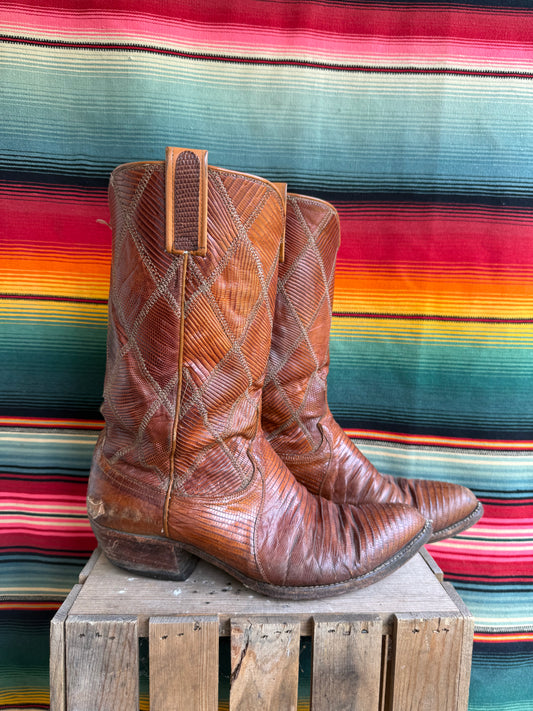 Vintage Dan Post Lizard Boots