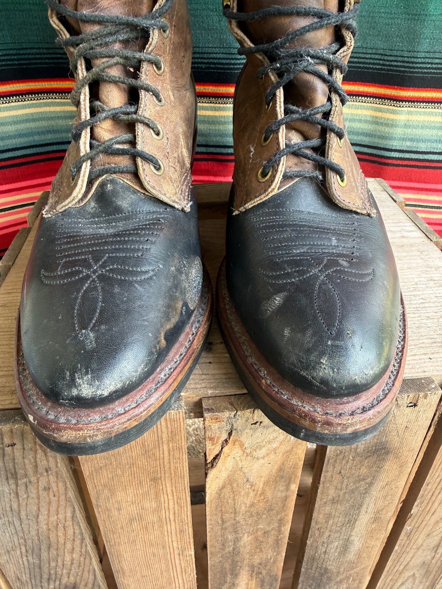 Vintage Chippewa Lace Up Boots AS IS