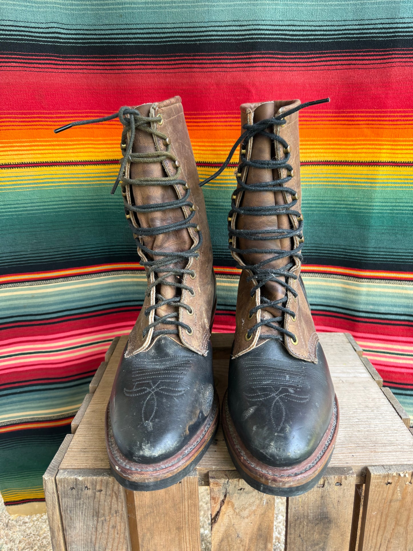 Vintage Chippewa Lace Up Boots AS IS