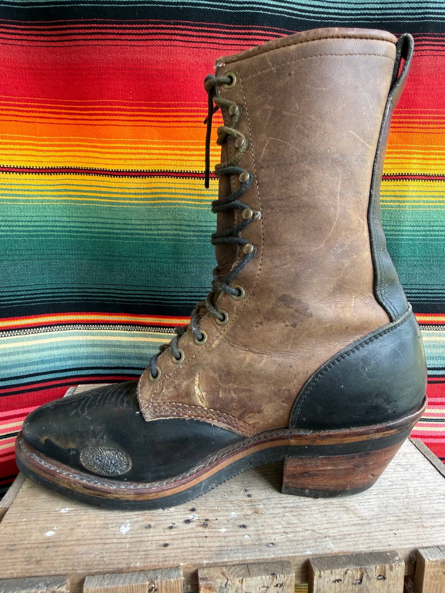 Vintage Chippewa Lace Up Boots AS IS