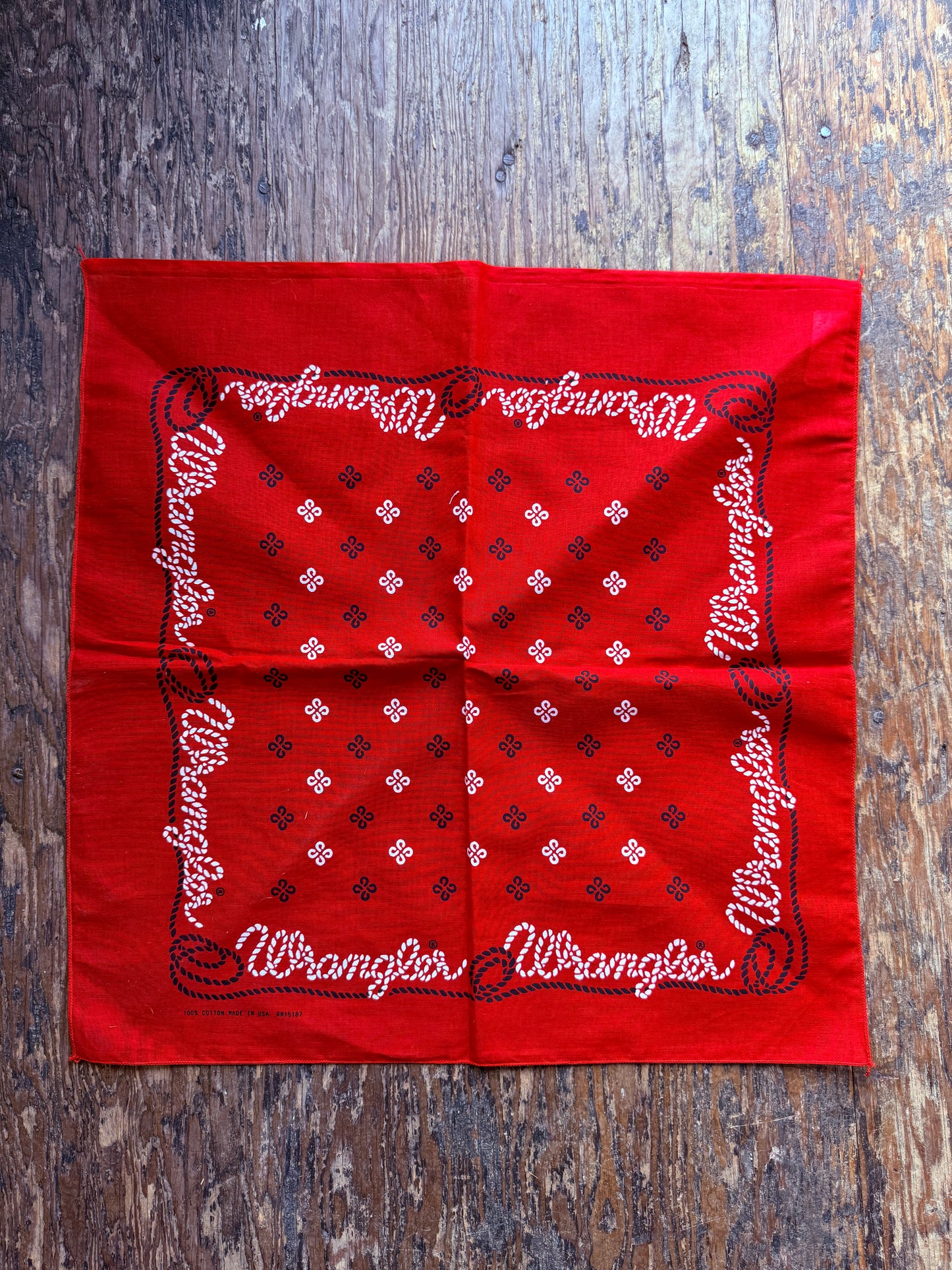 Vintage Deadstock Wrangler Bandana