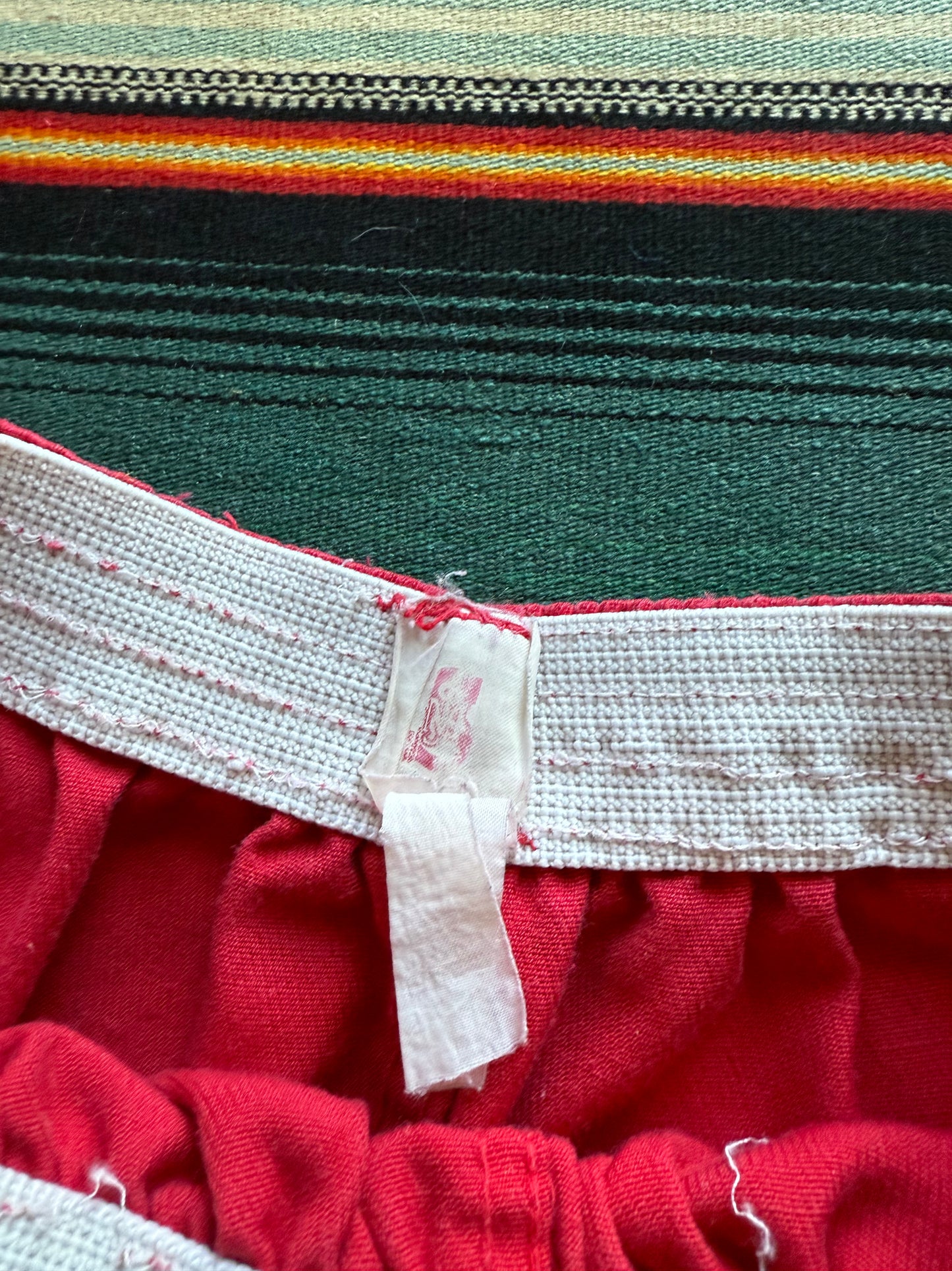 Vintage Red Athletic Shorts