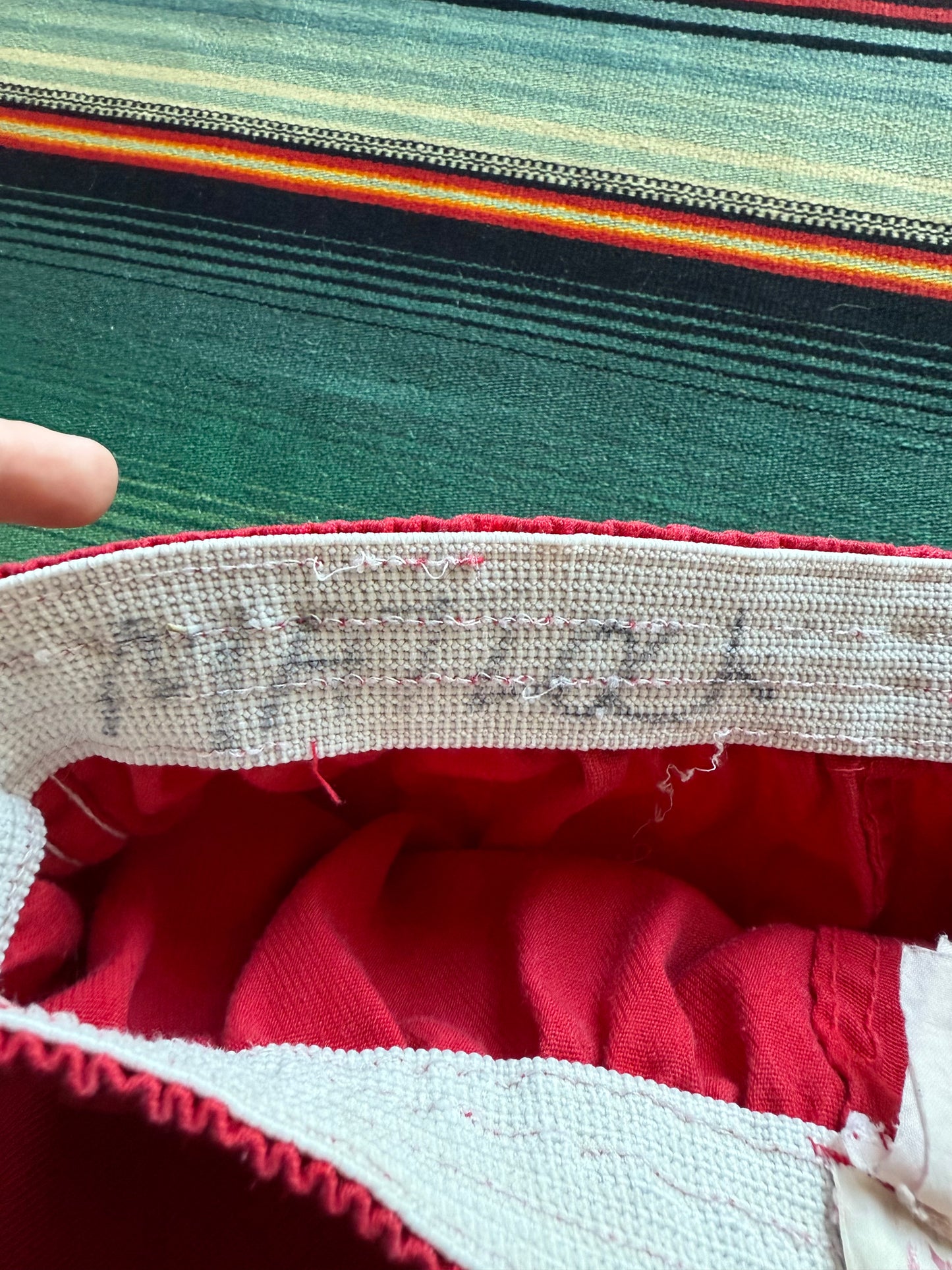 Vintage Red Athletic Shorts