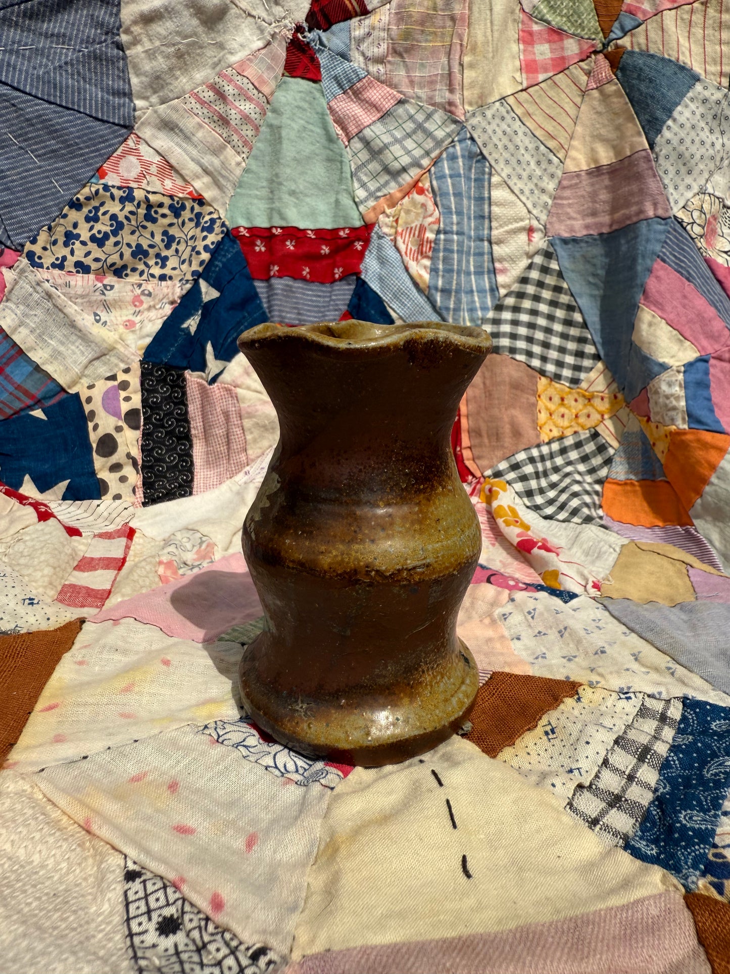 Antique Painted Bud Vase (PS)