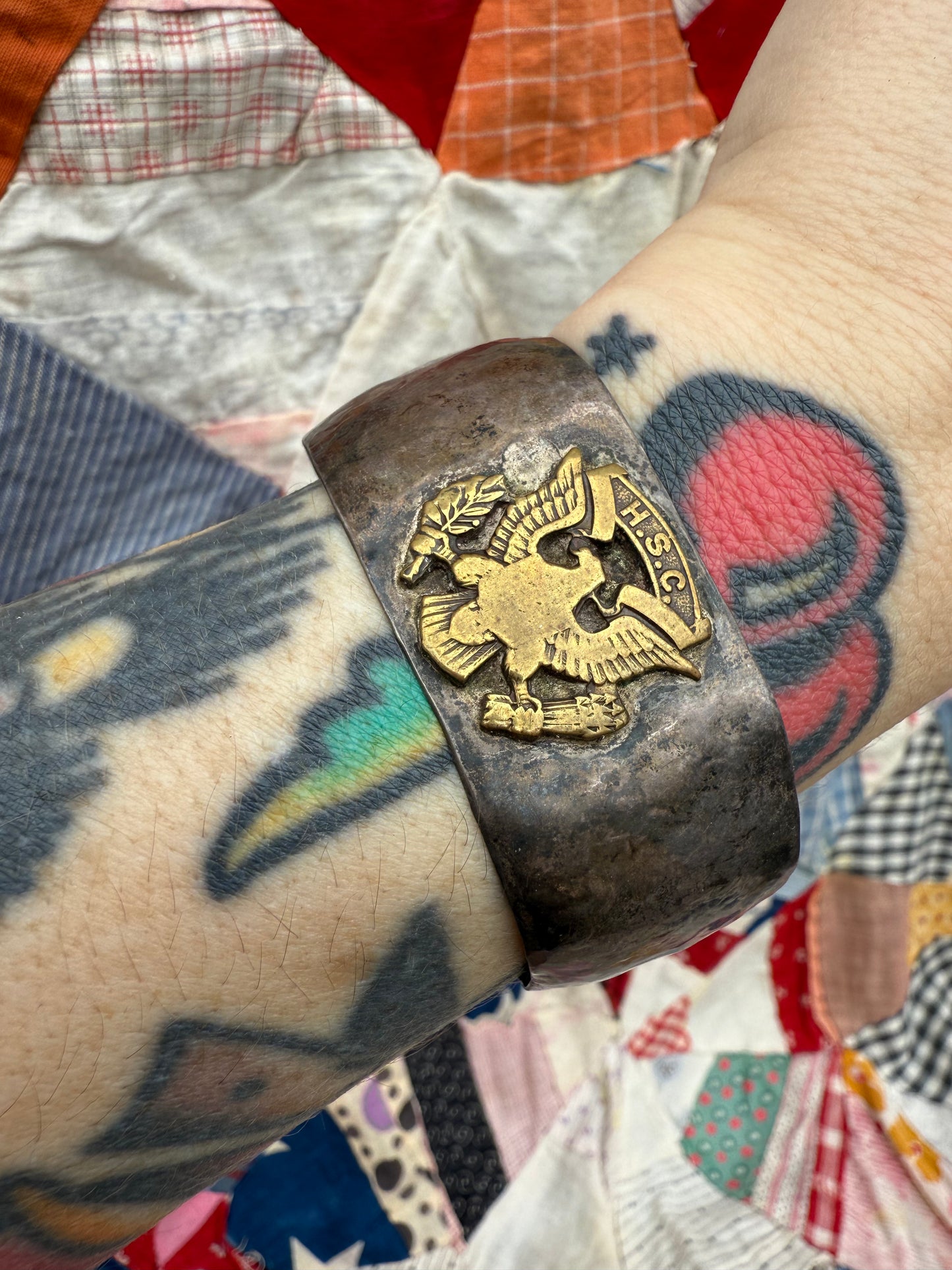 HSC Eagle Trench Art Cuff (MA)
