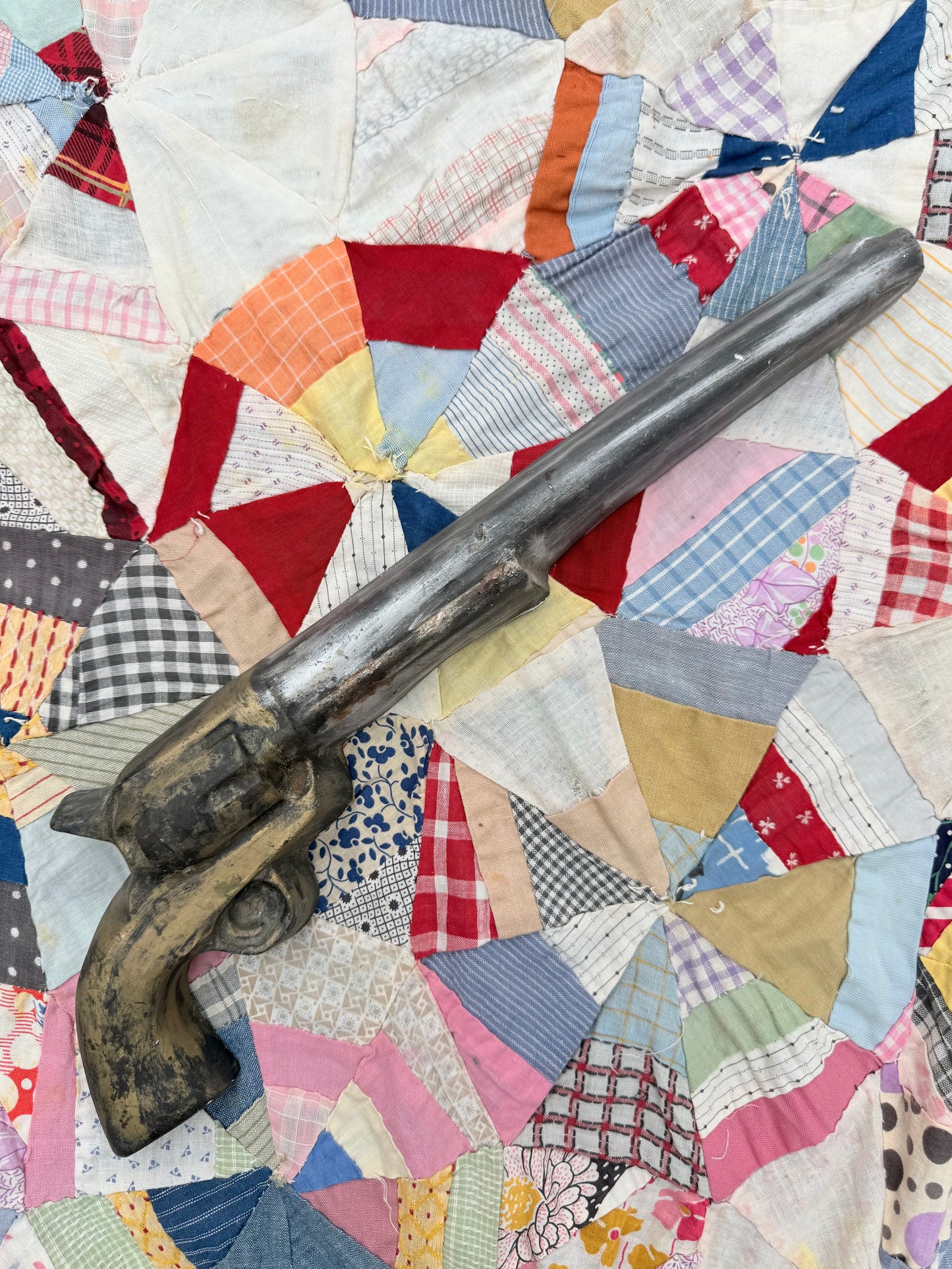 Vintage Chalkware Pistol (PS)