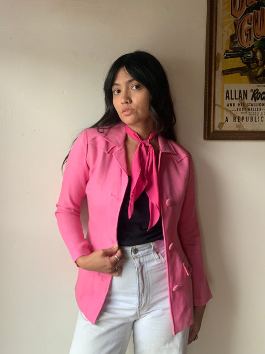 70's Miller Western Wear Pink Jacket