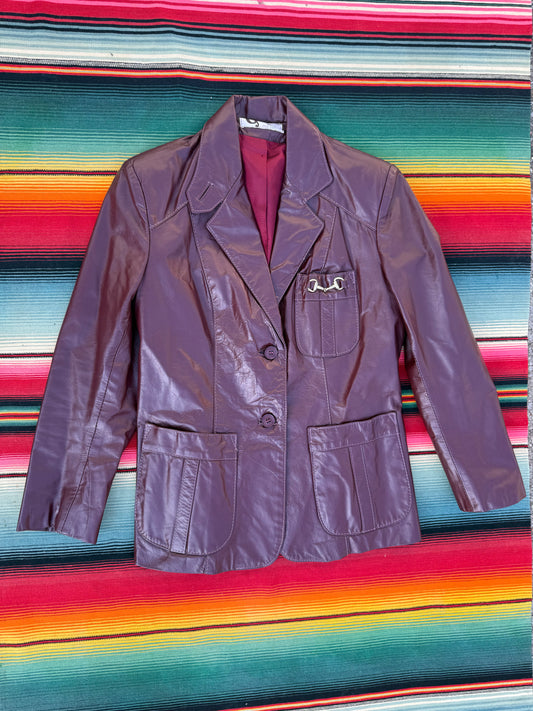 1970s Leather Blazer (LR)
