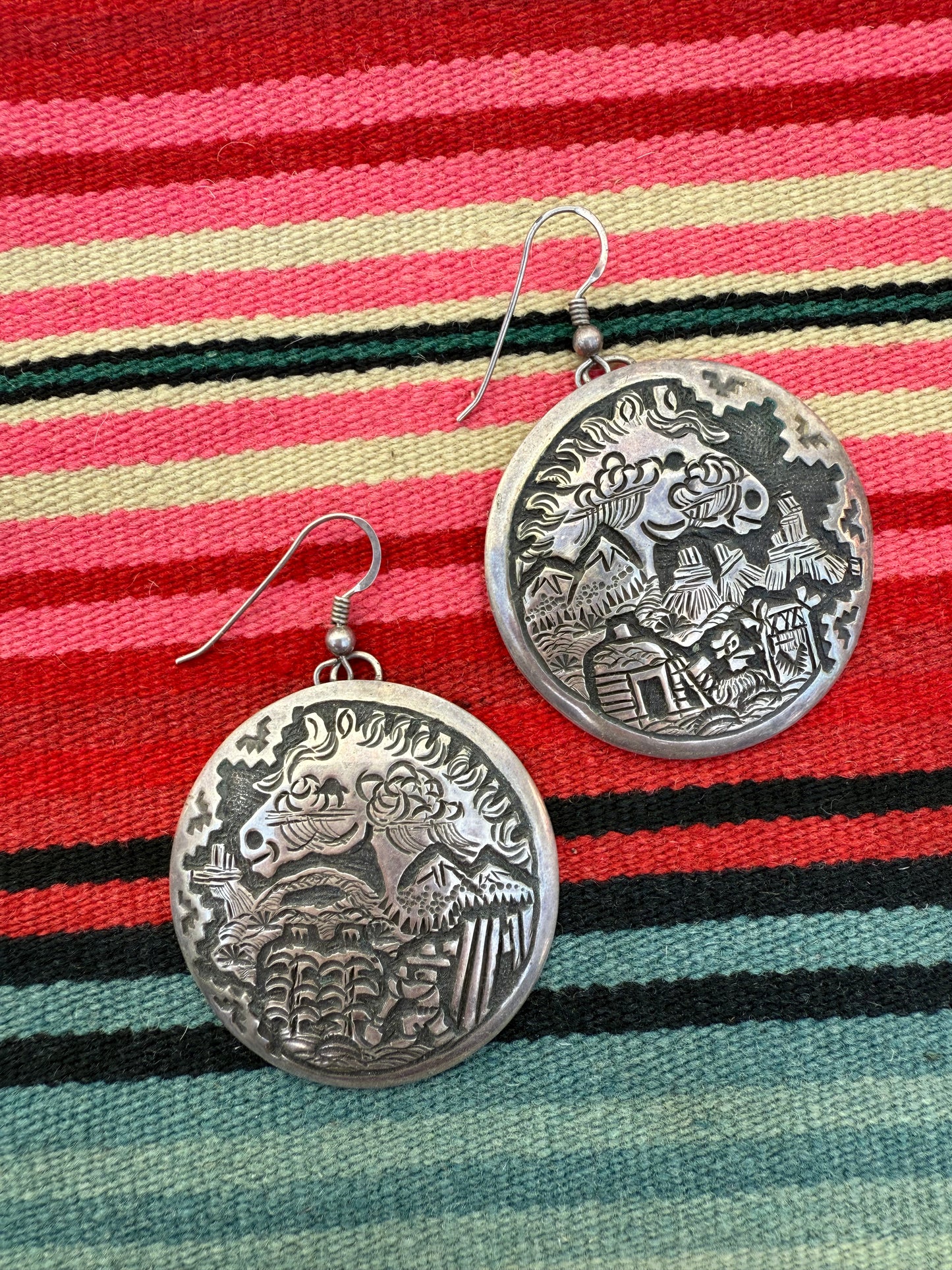 Navajo Sterling Horse Earrings (MA)
