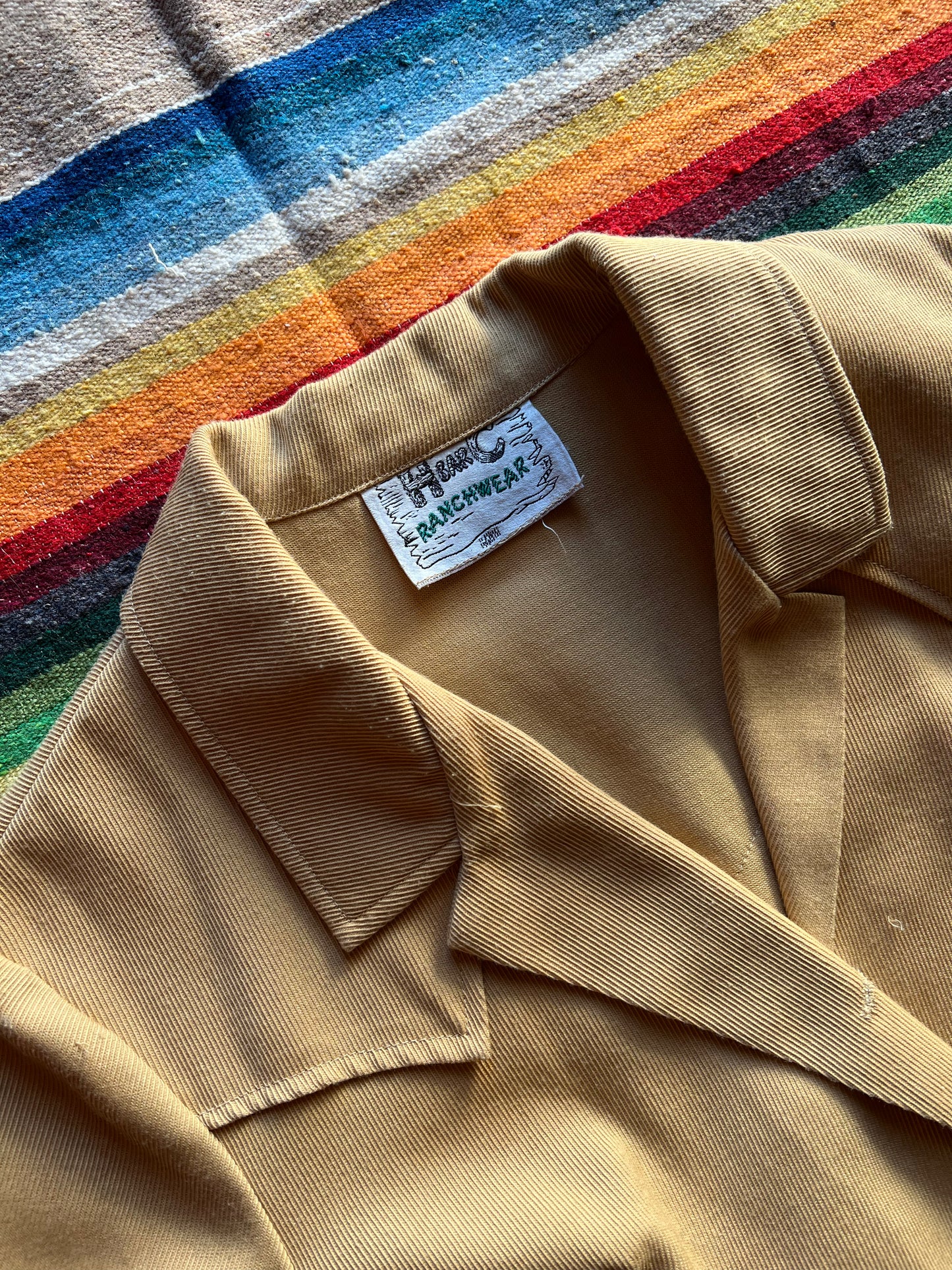 VTG H Bar C Yellow Pantsuit