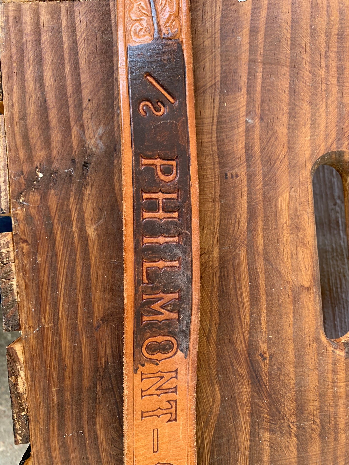Vintage Tooled Philmont Cimarron Belt