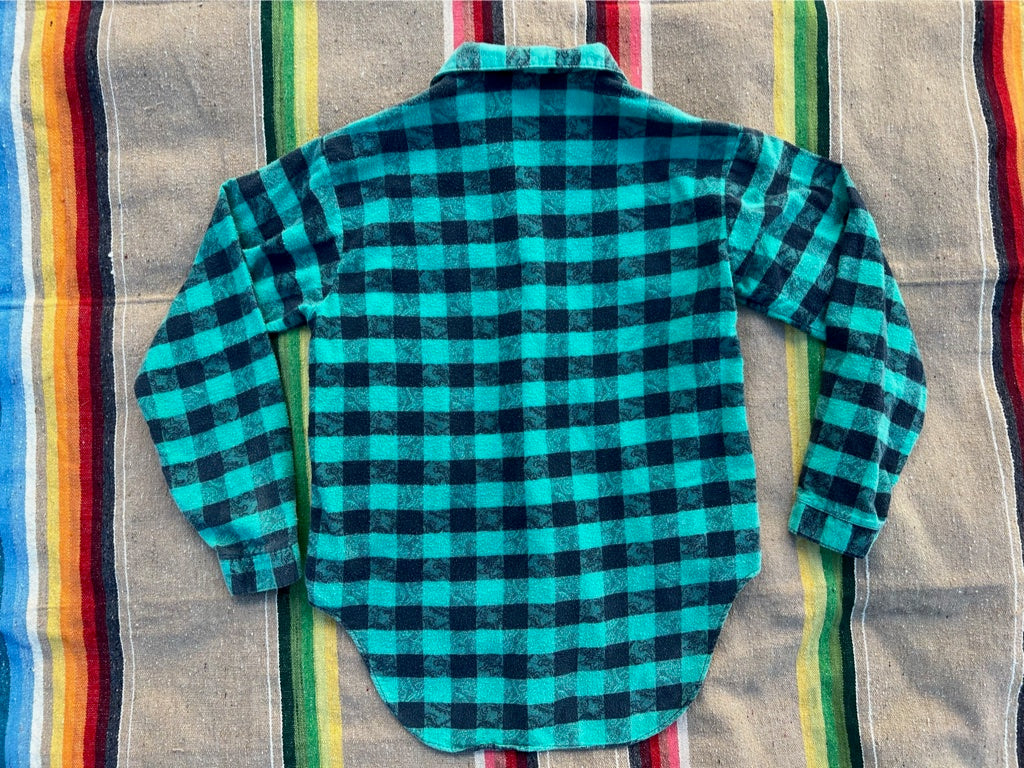 1980s Buffalo Plaid Flannel