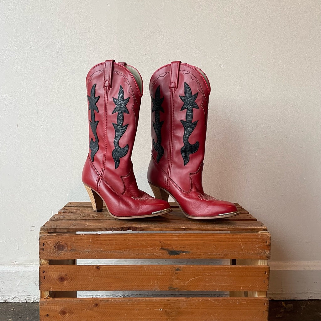 Red Heeled Dingo Boots Size 7.5