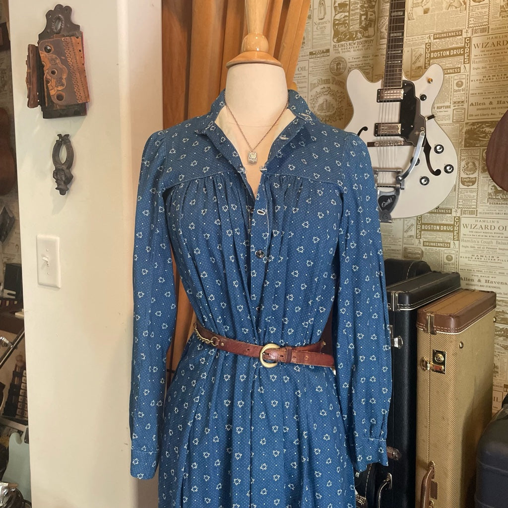 VTG Pre 1930's Calico Dress Size Small/Medium