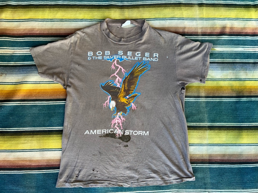 1986 Bob Seger American Storm Tour Tee