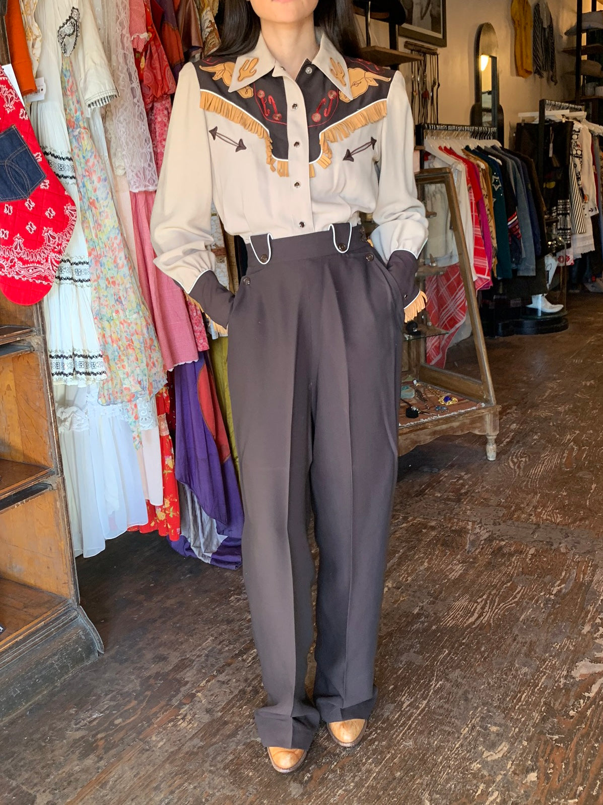 Vtg. 1950's Women's Western Suit High Class Hillbilly Vtg. 1950's Women's Western Suit High Class Hillbilly