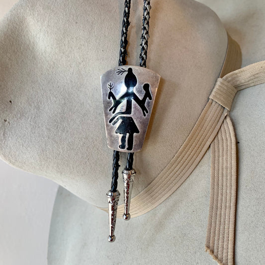 Vtg. Mexican Sterling Bolo