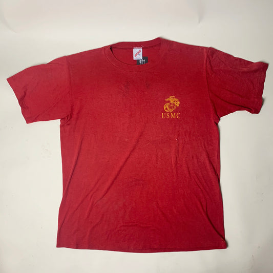 Vtg. USMC Red Tee (L)