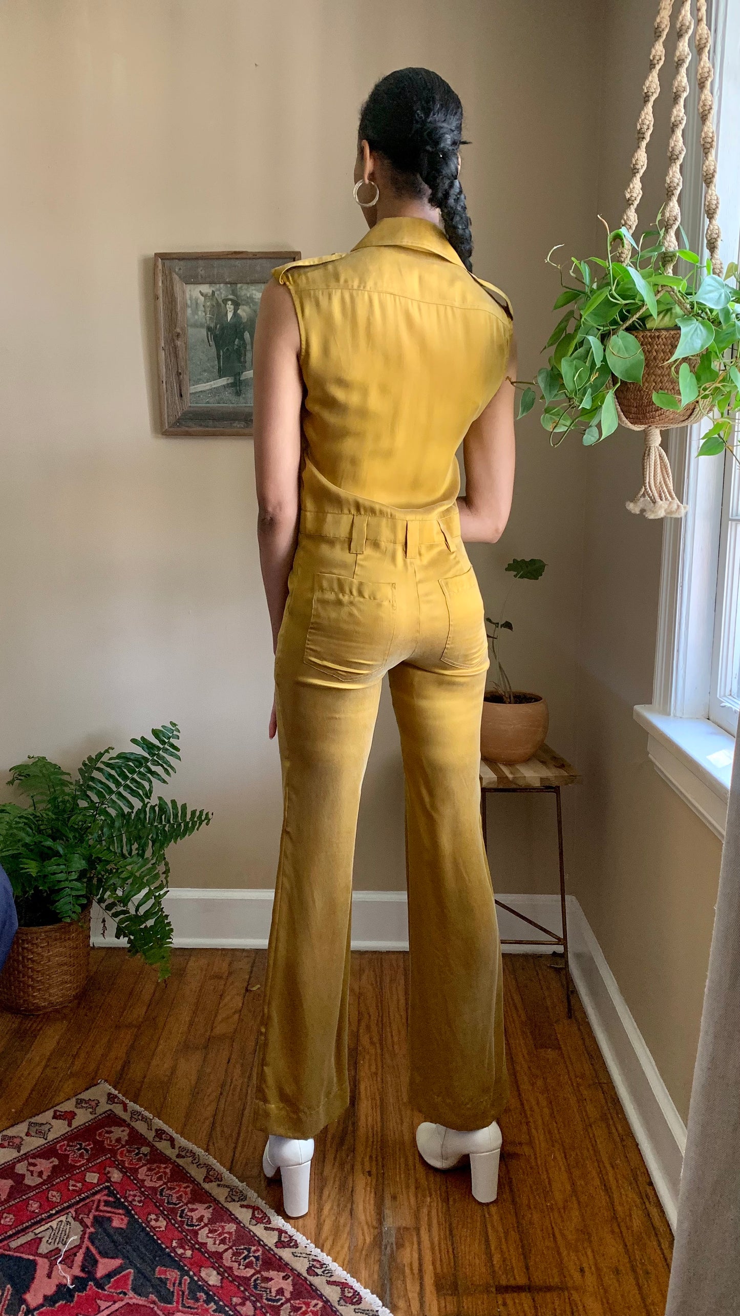 Gold Champagne Land of Distraction Jumpsuit (M)