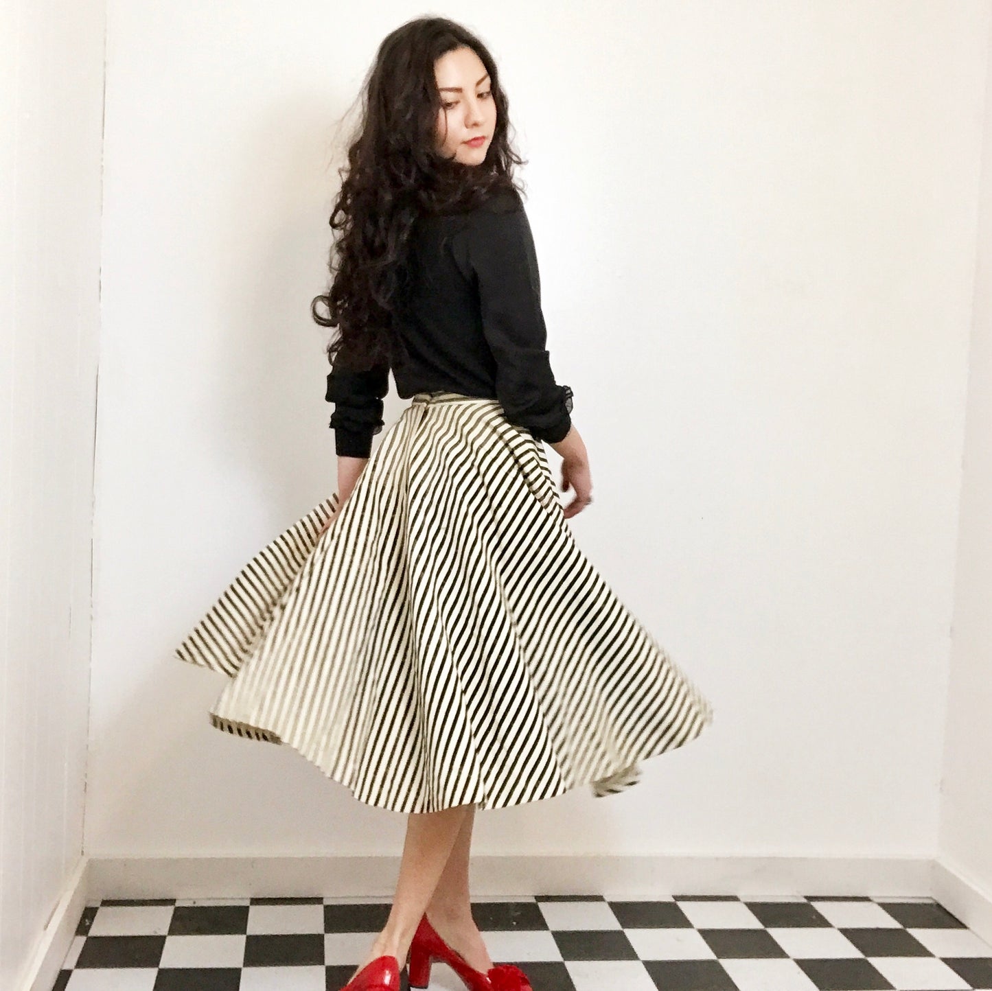 1950s Sockhop Skirt -as is-