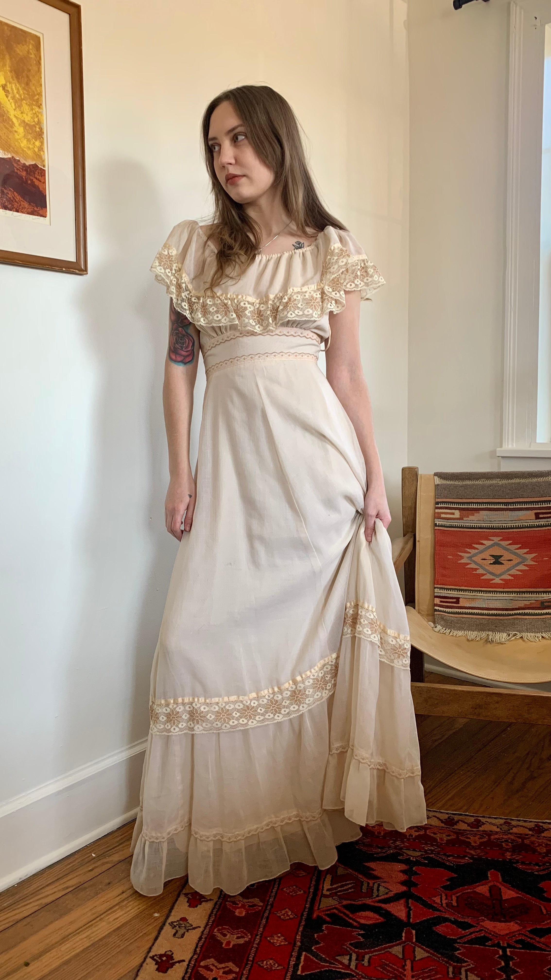 1970s gown best sale