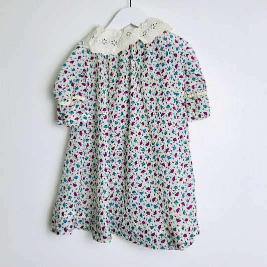 1940s Kid's Umbrella Printed Dress (1T)