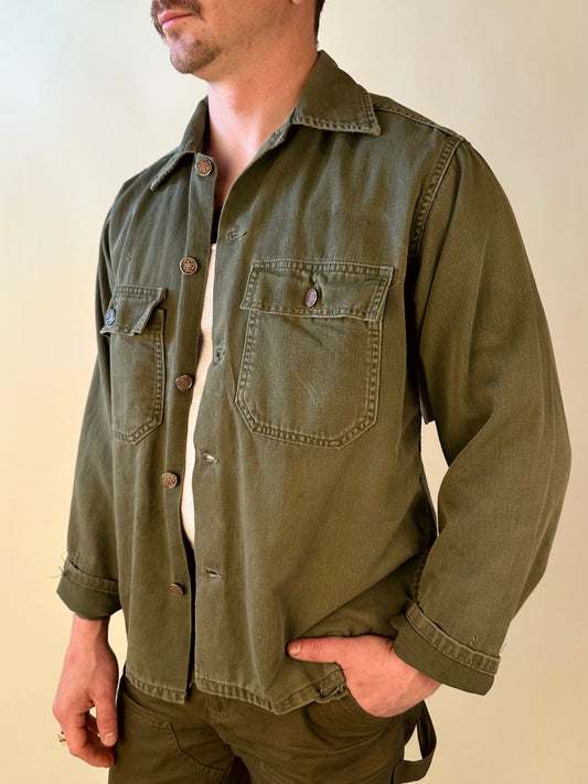 1940s-50s Army Button Down Shirt