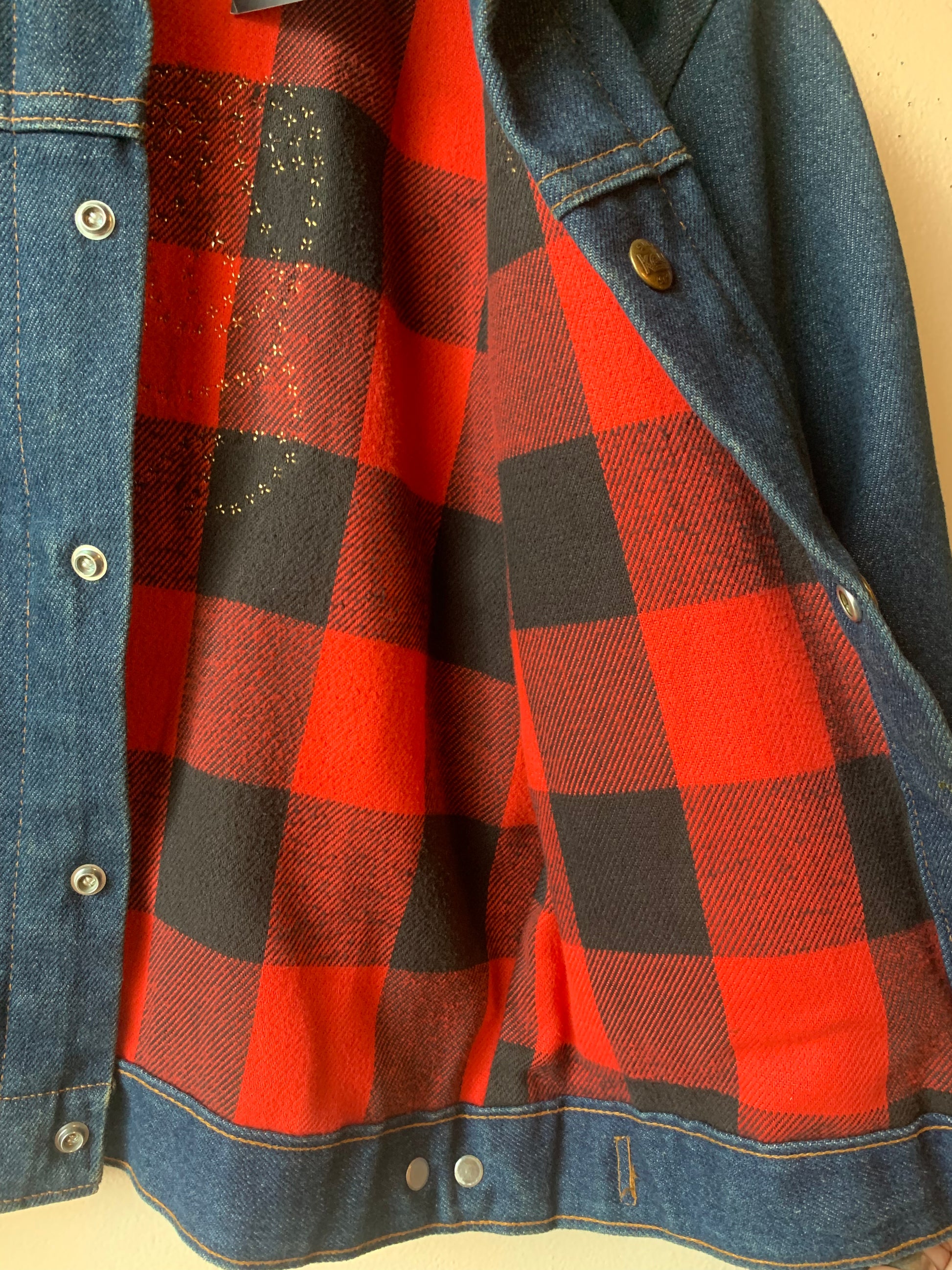 Tartan 2025 denim jacket