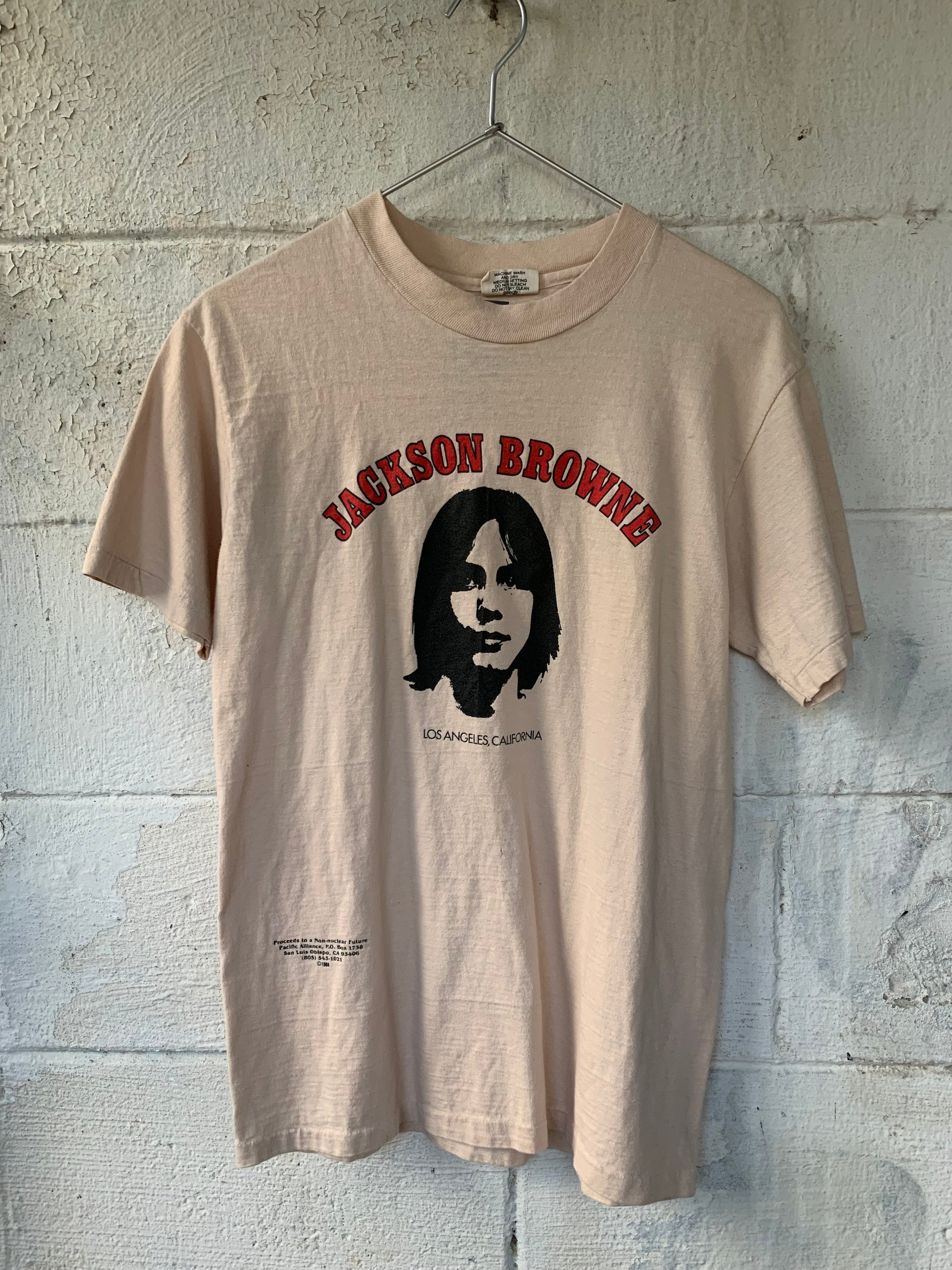 1983年 Jackson Browne ヴィンテージTシャツ L 1983年 Jackson Browne 1983年 Jackson Browne ヴィンテージTシャツ L 1983年 Jackson Browne