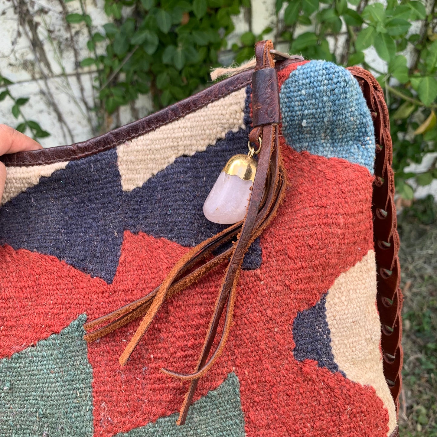 Vintage Kilim Wool Shoulder Bag