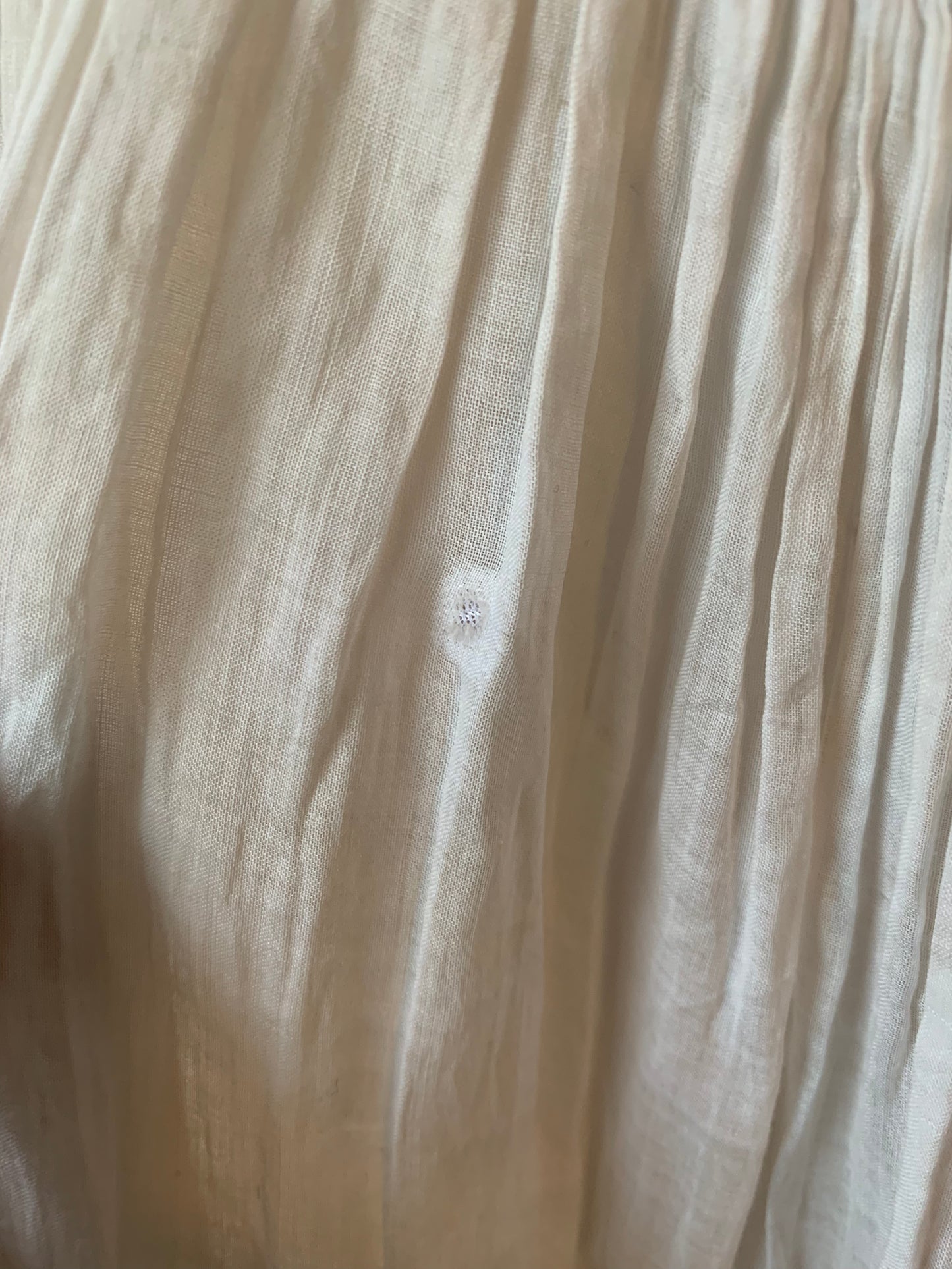 White Lace Edwardian Lawn Dress (XS)