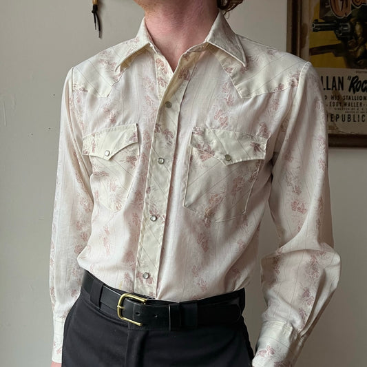 Vintage Mens Western 90s Shirt