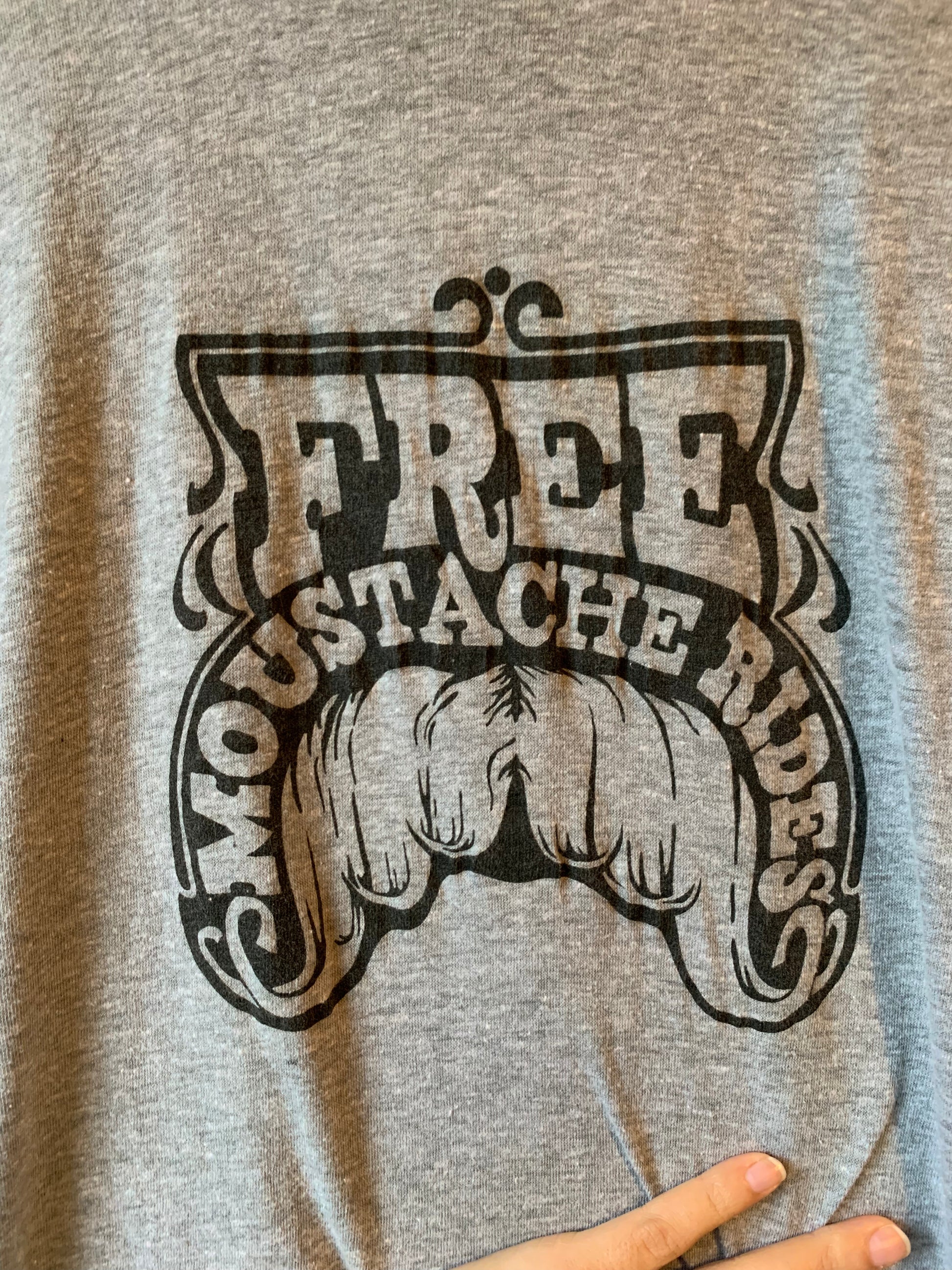 Moustache Rides Sign Free Moustache Rides (M/L) – High Class Hillbilly